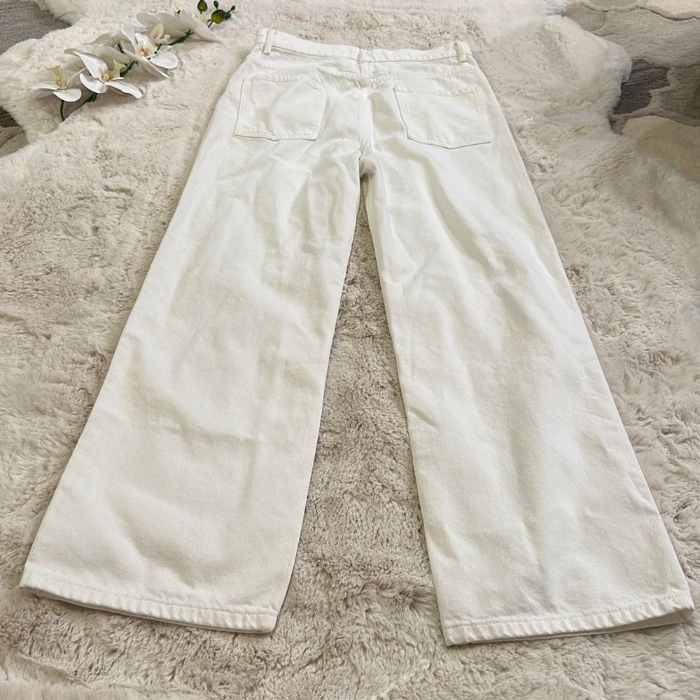 Sandro Denim Jeans White Size 40 - Picture 10 of 11